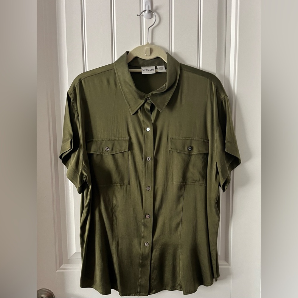 Chico’s Silk Blouse 🩷